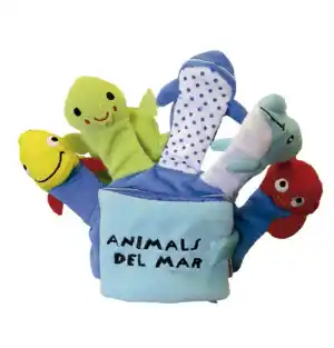 LLIBRE GUANT ANIMALS DEL MAR (LLIBRE DE TELA)